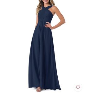 Azazie Dark Navy Kaleigh